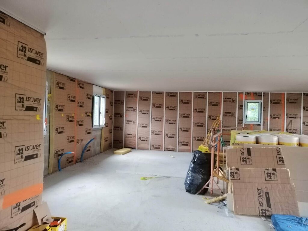 Iti B Isolation Des Murs Extérieurs Par L'intérieur En Laine De Verre Rouleaux