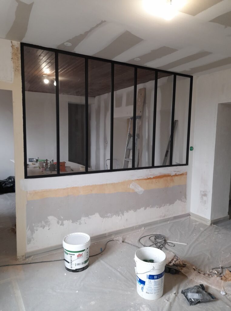 Plf Murette Verrière Intérieure Sur Mesure Pendant